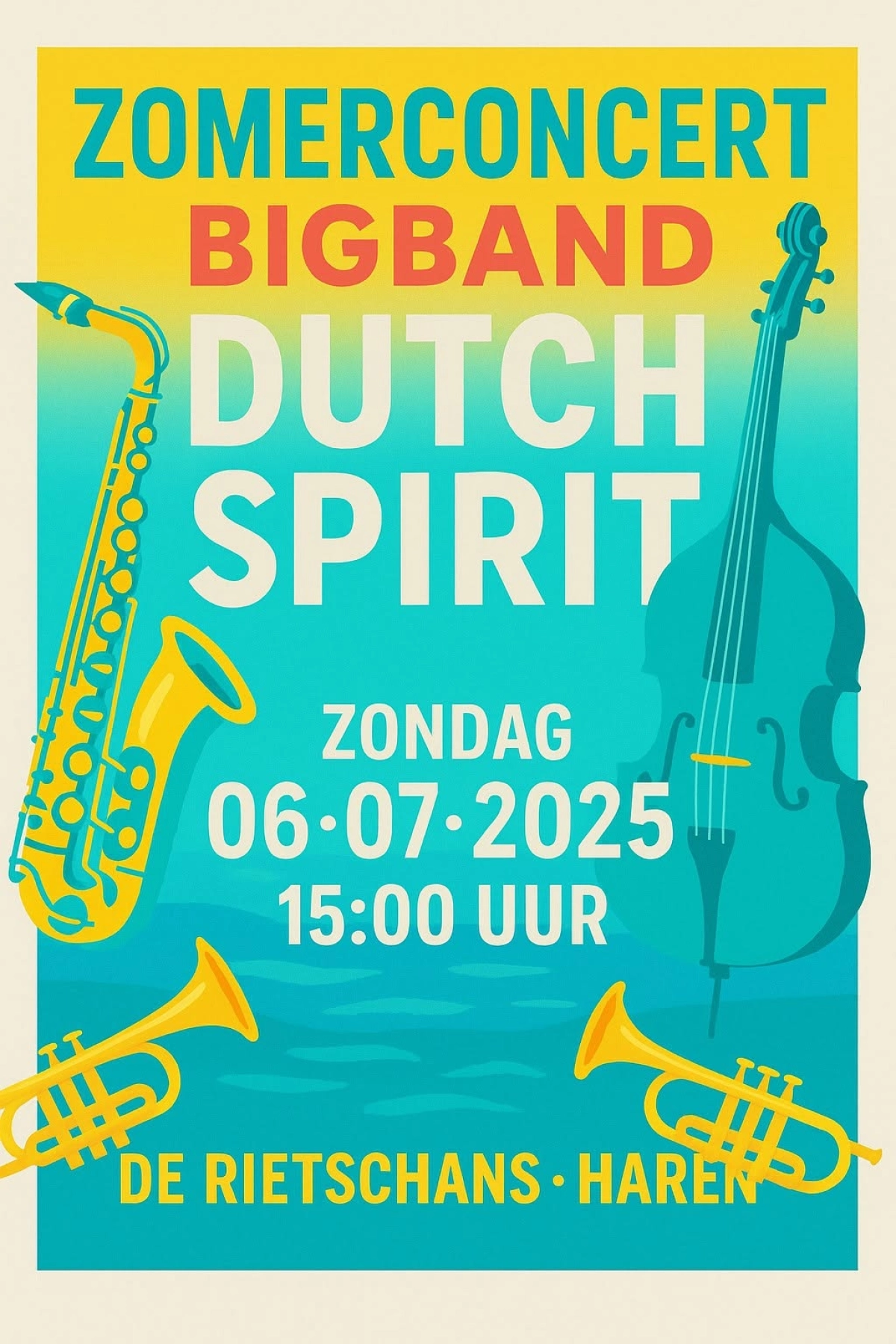 Bigband Dutch Spirit, live muziek